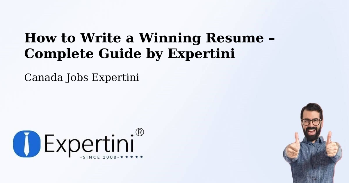 Resume Writing Guide for Job Seekers – Provost - Provost, Canada Jobs Expertini