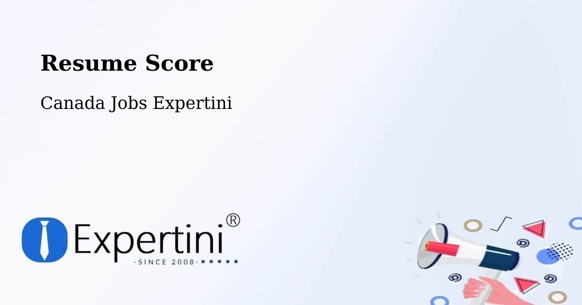 Resume Score & Job Description Match Tool – Provost - Canada Jobs Expertini